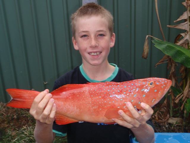 First trout for Josh